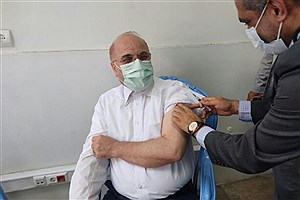 قالیباف اولین دُز واکسن ایرانی برکت را دریافت کرد
