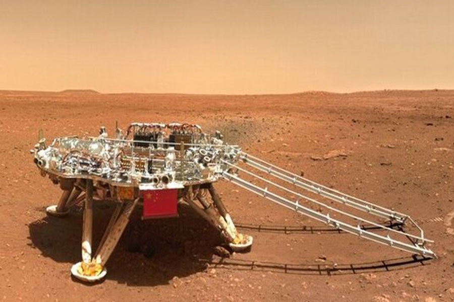 تصویر ماموریت مریخ نورد چینی در حال اتمام است