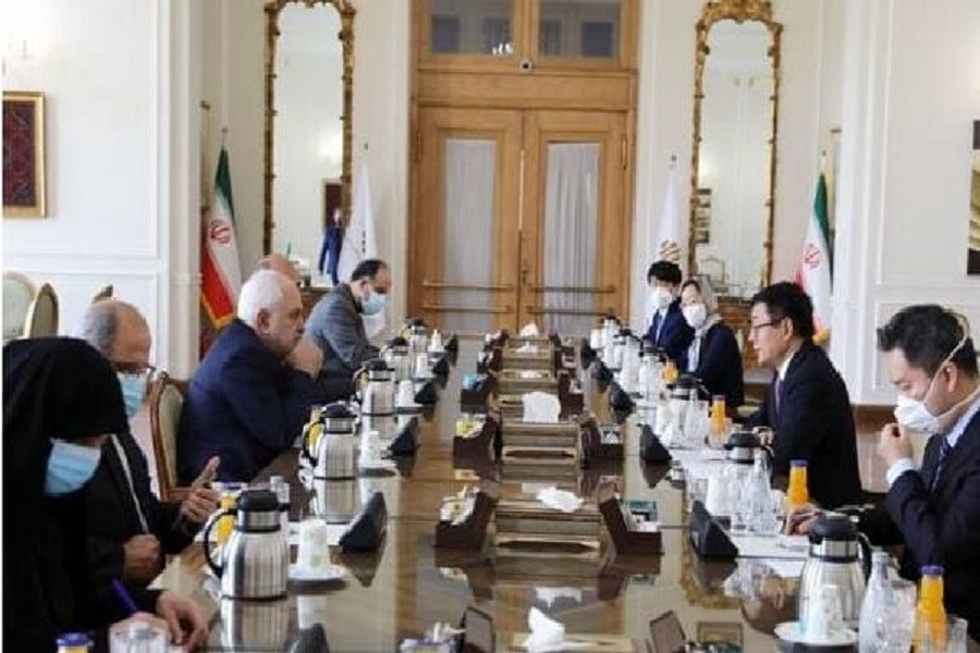 دیدار و گفتگوی ظریف با فرستاده ویژه چین در امور افغانستان