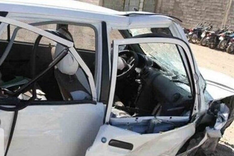 یک کشته در حادثه واژگونی خودرو در جیرفت