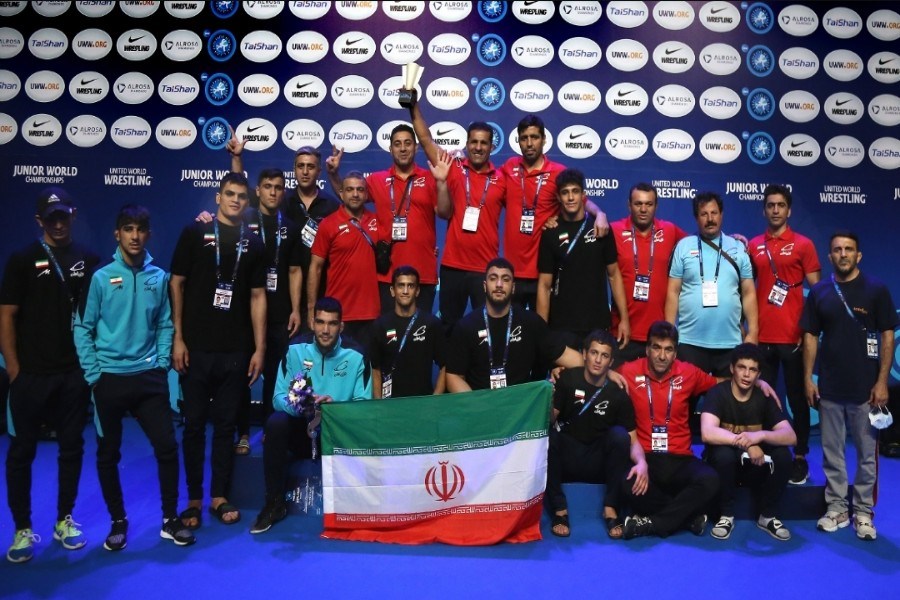 تیم ملی کشتی فرنگی جوانان ایران نایب قهرمان جهان شد