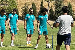 اولین تمرین قاسمی نژاد در جمع آبی پوشان