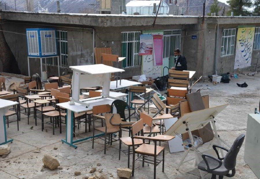 بازسازی مدارس زلزله زده منطقه سی‌سخت
