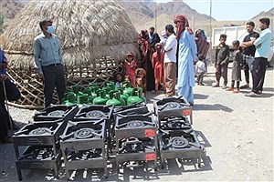 توزیع ۳۰۰ وسیله گازسوز در روستاهای قلعه گنج کرمان