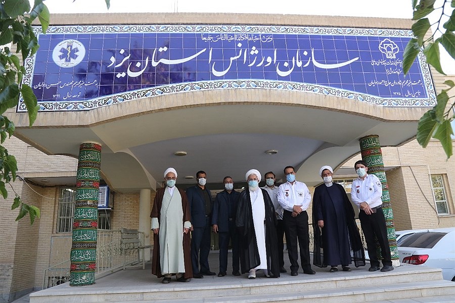 بازدید امام جمعه از اورژانس یزد
