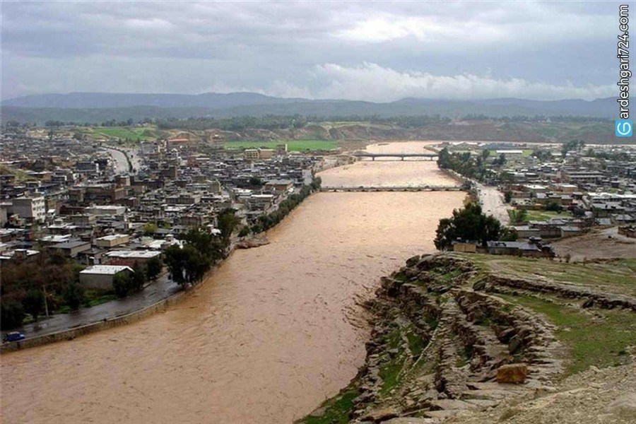 تصویر سند مالکیت رودخانه کشکان  صادر شد
