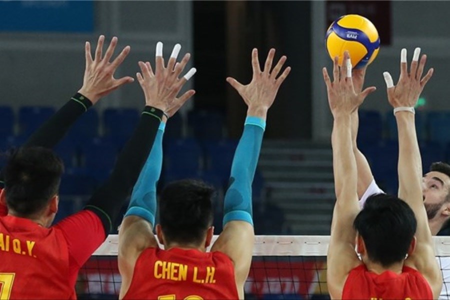 تیم ملی والیبال چین به جایگاه سوم رسید