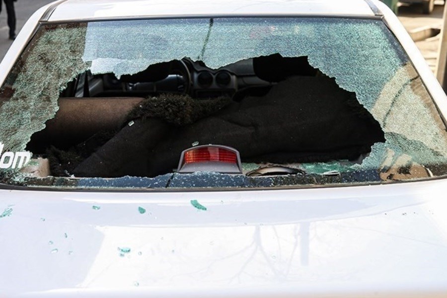 تصویر عامل تخریب ۸ خودرو در منطقه شوش بازداشت شد