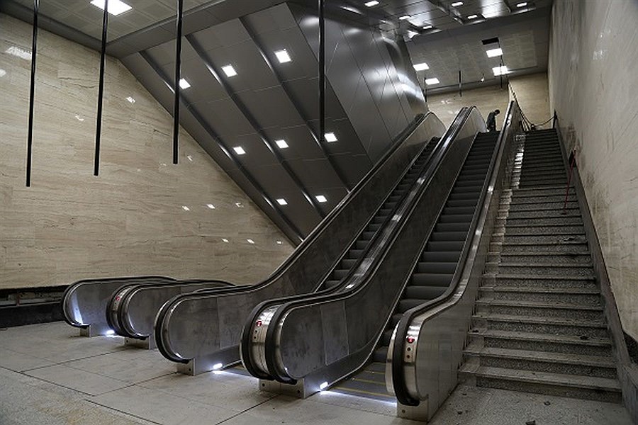 تصویر بهره‌برداری ۲ ورودی جدید ایستگاه‌های متروی تهران