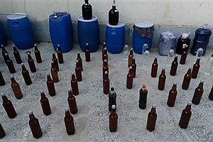 کشف ۵۸ هزار لیتر مشروبات الکلی در یزد