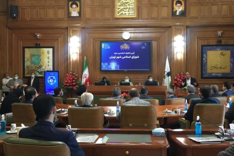 تصویر تصویب یک لایحه در شورای شهر تهران