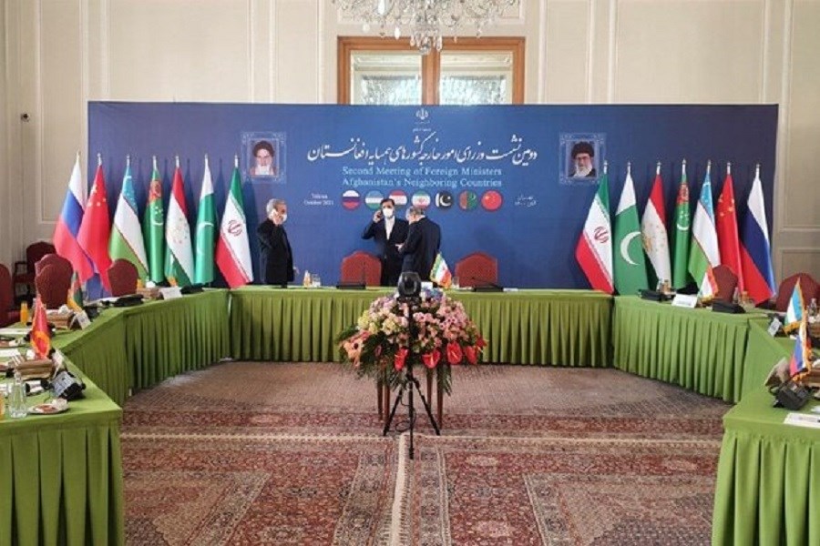 تصویر آغاز اجلاس وزرای خارجه کشورهای همسایه افغانستان
