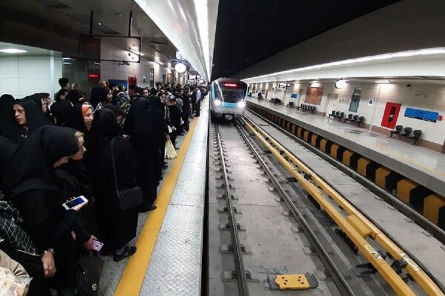 تصویر احتمال افزایش مضاعف مسافران مترو