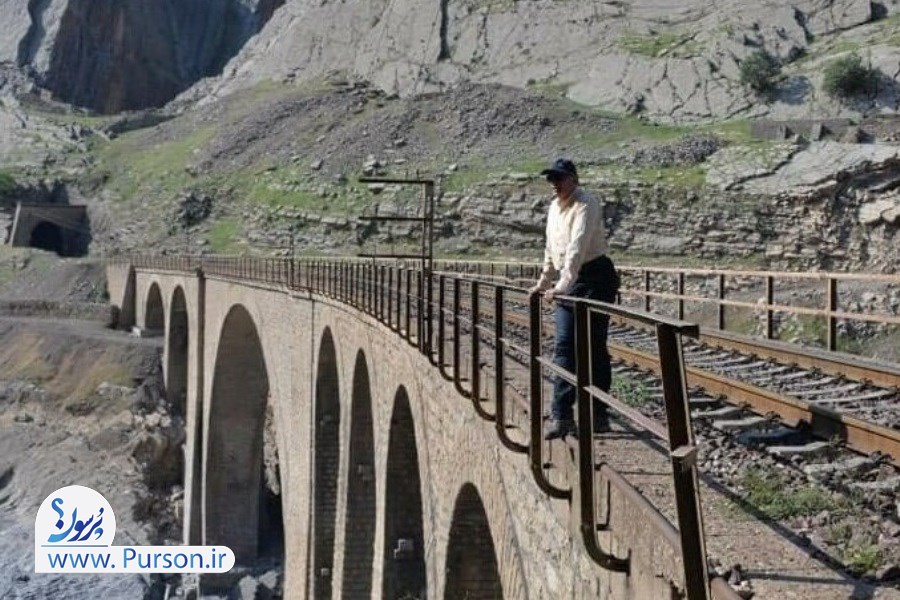 تصویر مستند احداث راه­‌آهن ایران در زمان رضاشاه