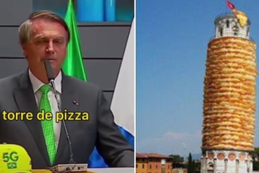 وقتی رئیس‌ جمهور به برج پیزا می گوید برج پیتزا!