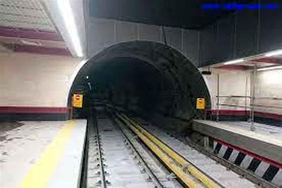 تصویر ریزش تونل مترو در شهرری