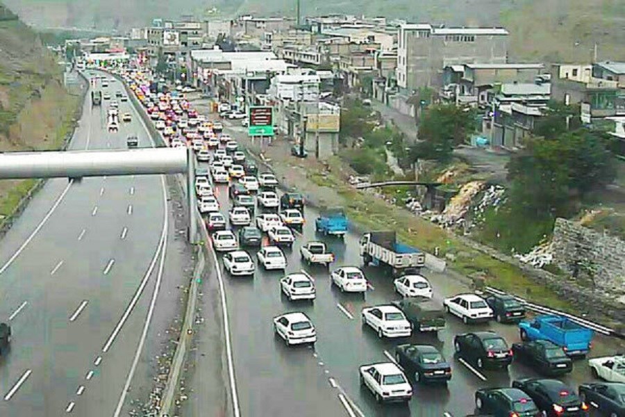 تصویر آخرین وضعیت راه‌های کشور&#47; ترافیک سنگین در کدام جاده ها؟