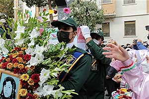 مراسم تشییع و تدفین پیکر مطهر شهیده فاطمه اسدی برگزار شد