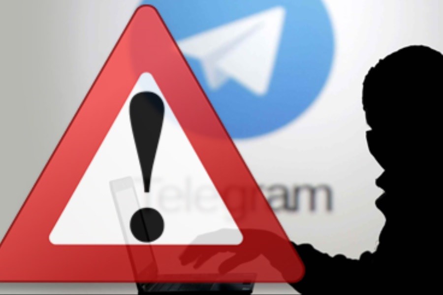 تصویر هشدار بانک سینا نسبت به سوء استفاده سودجویان از نام این بانک در پیام رسان تلگرام