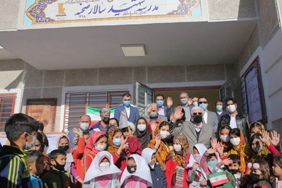 تصویر شمیم ساخت مدارس توسط بانک پاسارگاد در گلستان پیچید