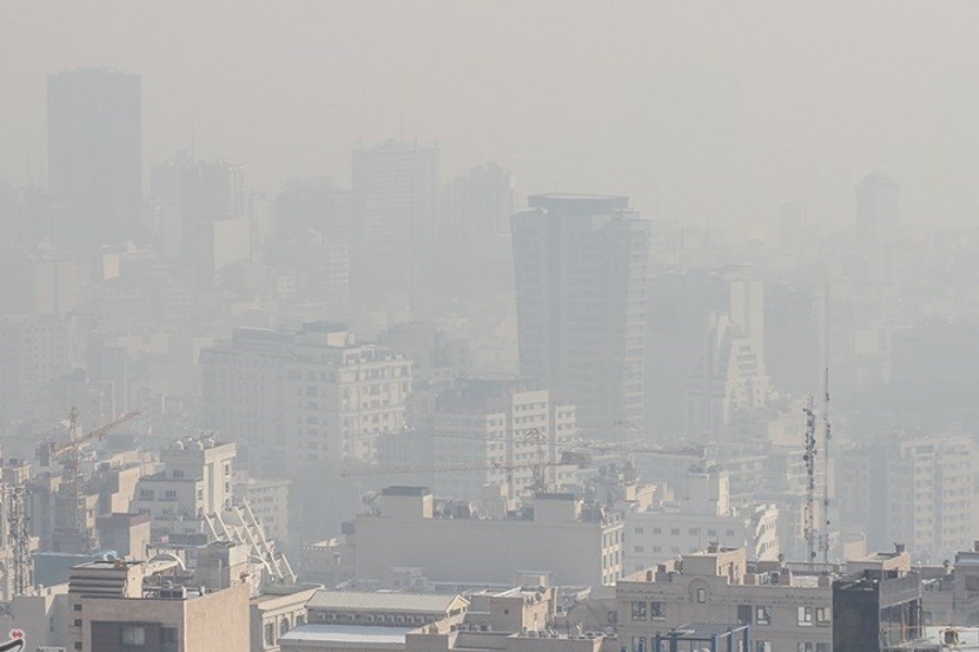 تصویر شاخص آلاینده‌ها در تهران به ۱۵۵ رسید