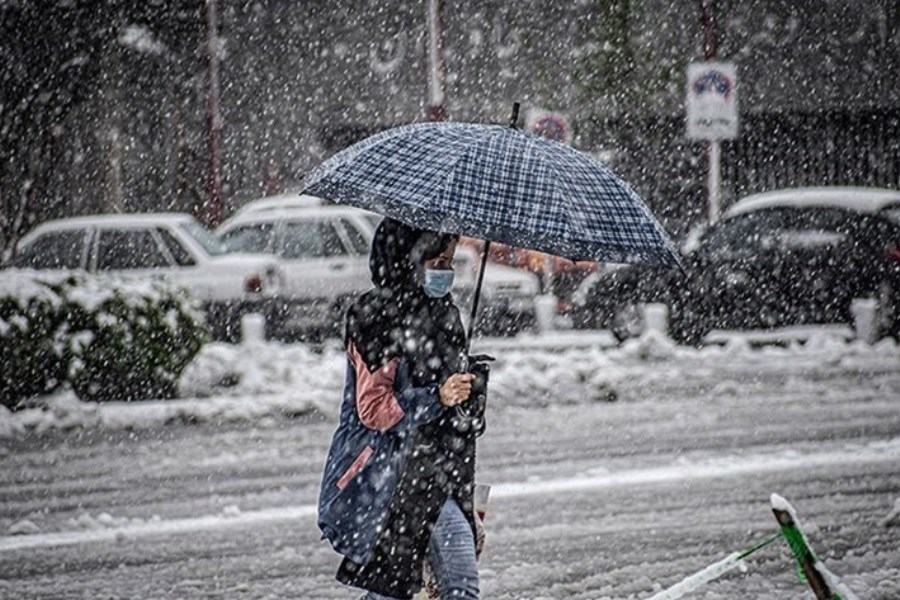 پیش‌بینی بارش سنگین باران و برف در اکثر مناطق کشور