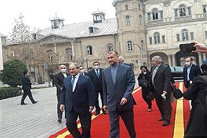 استقبال وزیر امور خارجه از همتای سوری خود در تهران
