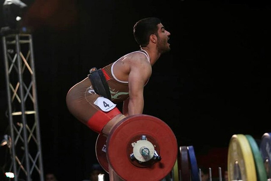 تصویر اولین مدال وزنه‌برداری ایران در قهرمانی جهان