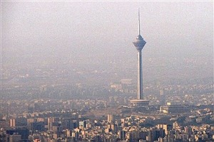 تصویر  هوای تهران ناسالم شد