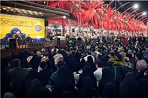 ایرانیان در کربلا روضه حضرت زهرا (س) می‌خوانند