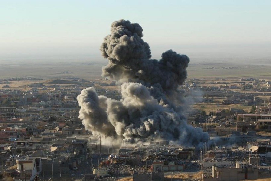 تصویر حمله هوایی گسترده ترکیه به اقلیم عراق