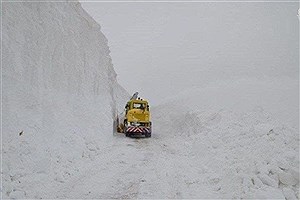 تصویر  برف ۱۰ متری در کردستان!