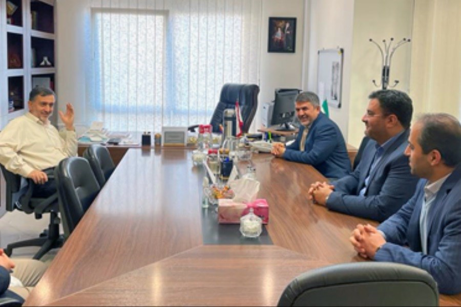تصویر دیدار مدیرعامل بانک سینا با مدیر مسئول روزنامه همشهری
