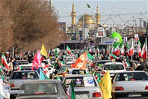 برگزاری راهپیمایی 22 بهمن در مشهد و شهرهای قرمز و نارنجی‌ به صورت خودرویی