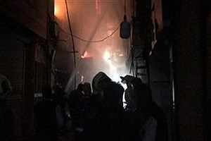 گزارش پلیس درباره آتش سوزی بازار تهران