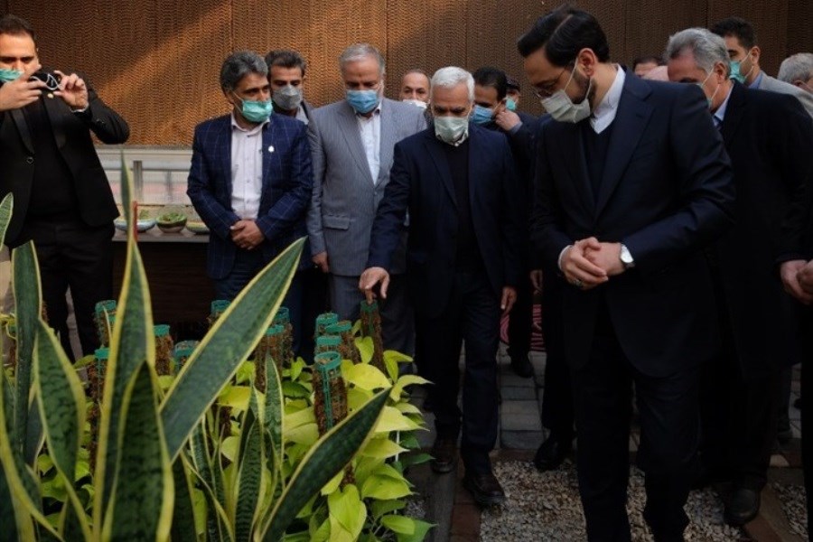 تصویر افتتاح مجتمع نمایشگاهی، تحقیقاتی بذر و نهال رضوی در مشهد