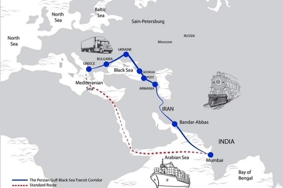 کریدور « خلیج فارس - دریای سیاه »&#47; اتصال به بازار اروپا با دور زدن ترکیه