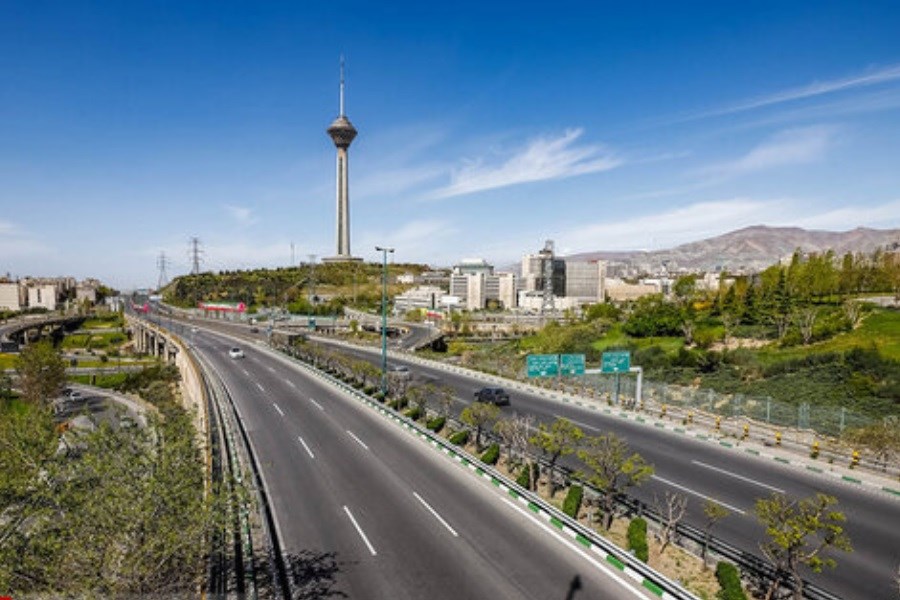 تصویر هوای تهران قابل قبول است