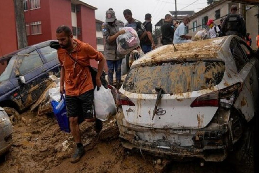 تصویر طوفان و سیل در برزیل قربانی گرفت