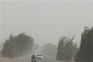 خیزش گرد و غبار در غرب کشور