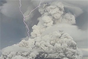تصاویر ناسا از فوران آتشفشان تونگا