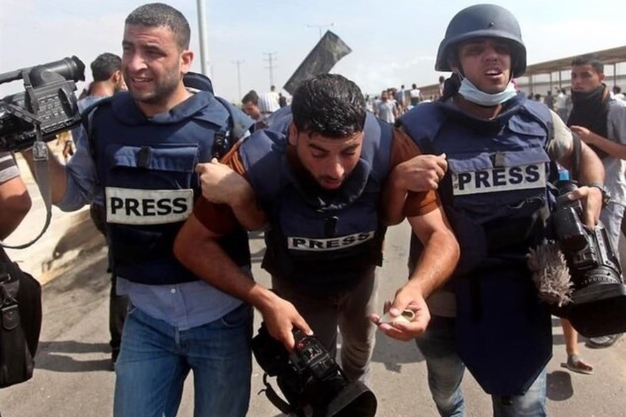 تصویر روایت تصویری از حمله به خبرنگاران در سرزمین‌های اشغالی