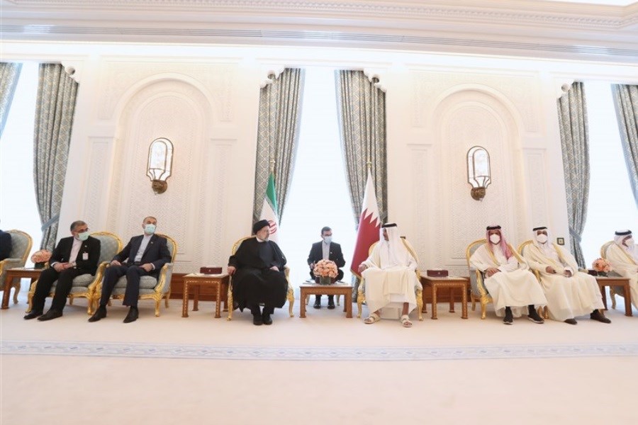 تصویر برگزاری نشست مشترک هیات‌های عالی‌رتبه ایران و قطر