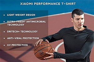 تی شرت ورزشی جدید شیائومی با قابلیت ضد ویروس و باکتری