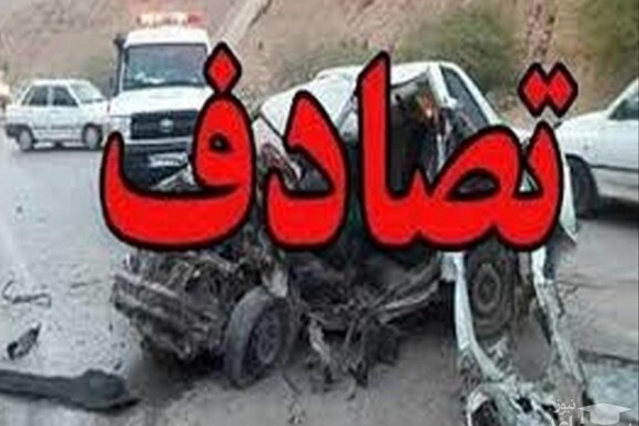 تصویر تصادف زنجیره ای در محور مشهد ـ تربت حیدریه