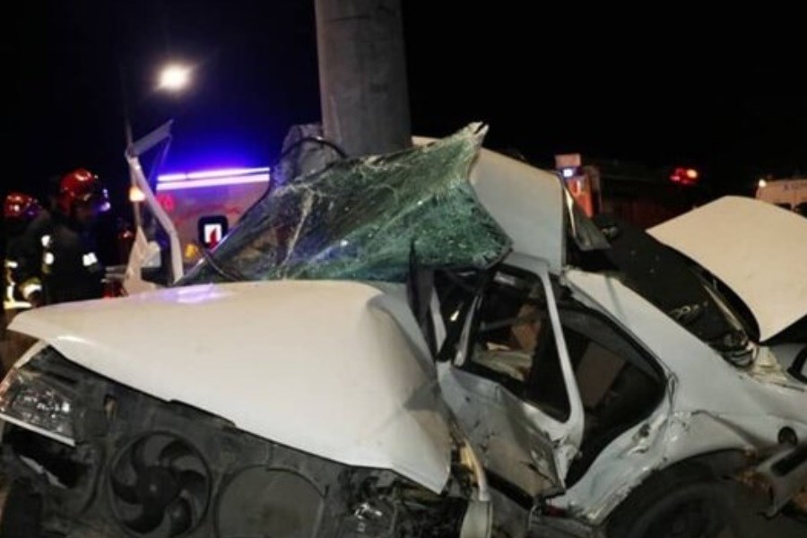 تصویر تصادف مرگبار در بزرگراه آزادگان&#47; راننده پژو پارس جان باخت