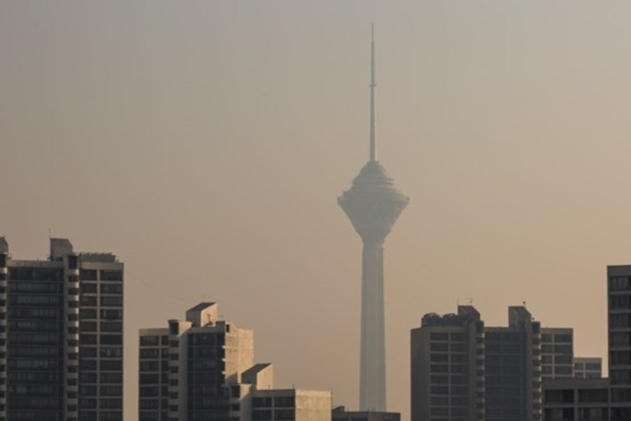 تصویر وضعیت هوای تهران در سال جدید