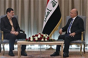 قاضی زاده هاشمی با رئیس جمهور عراق دیدار کرد