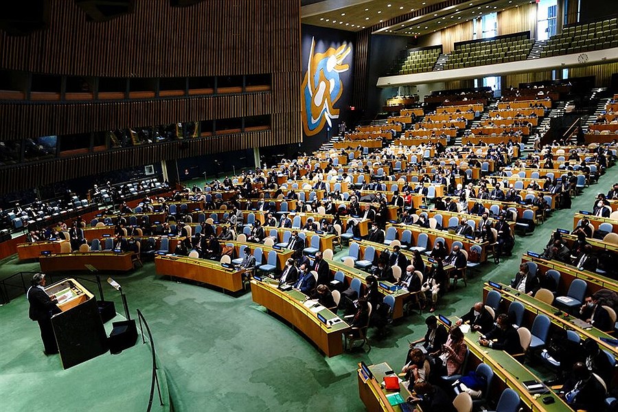 تصویر سخنرانی سران کشورها در مجمع عمومی سازمان ملل آغاز شد