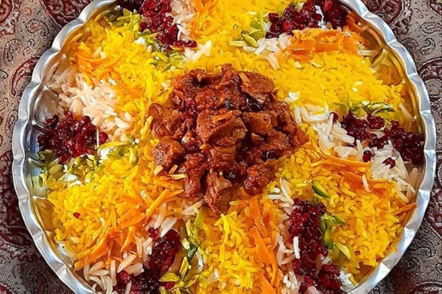 تصویر نحوه پخت قیمه نثار، غذای سنتی قزوین